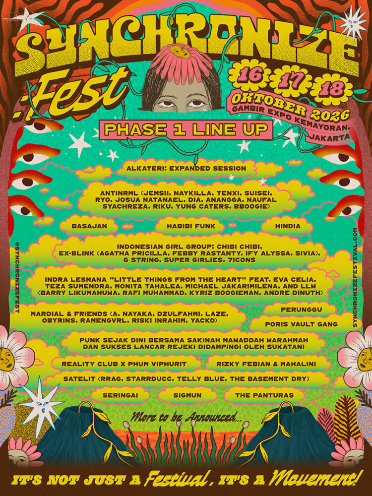 Synchronize Fest 2026: Daftar Line Up Fase 1 dan Info Tiket