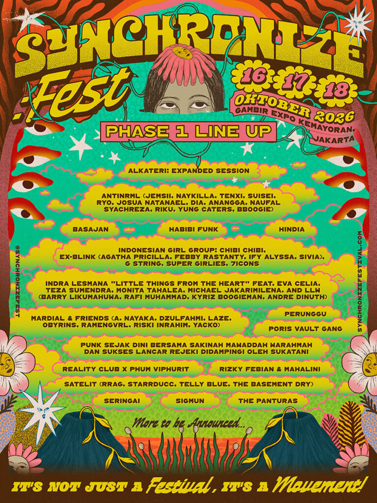 Synchronize Fest 2026: Daftar Line Up Fase 1 dan Info Tiket